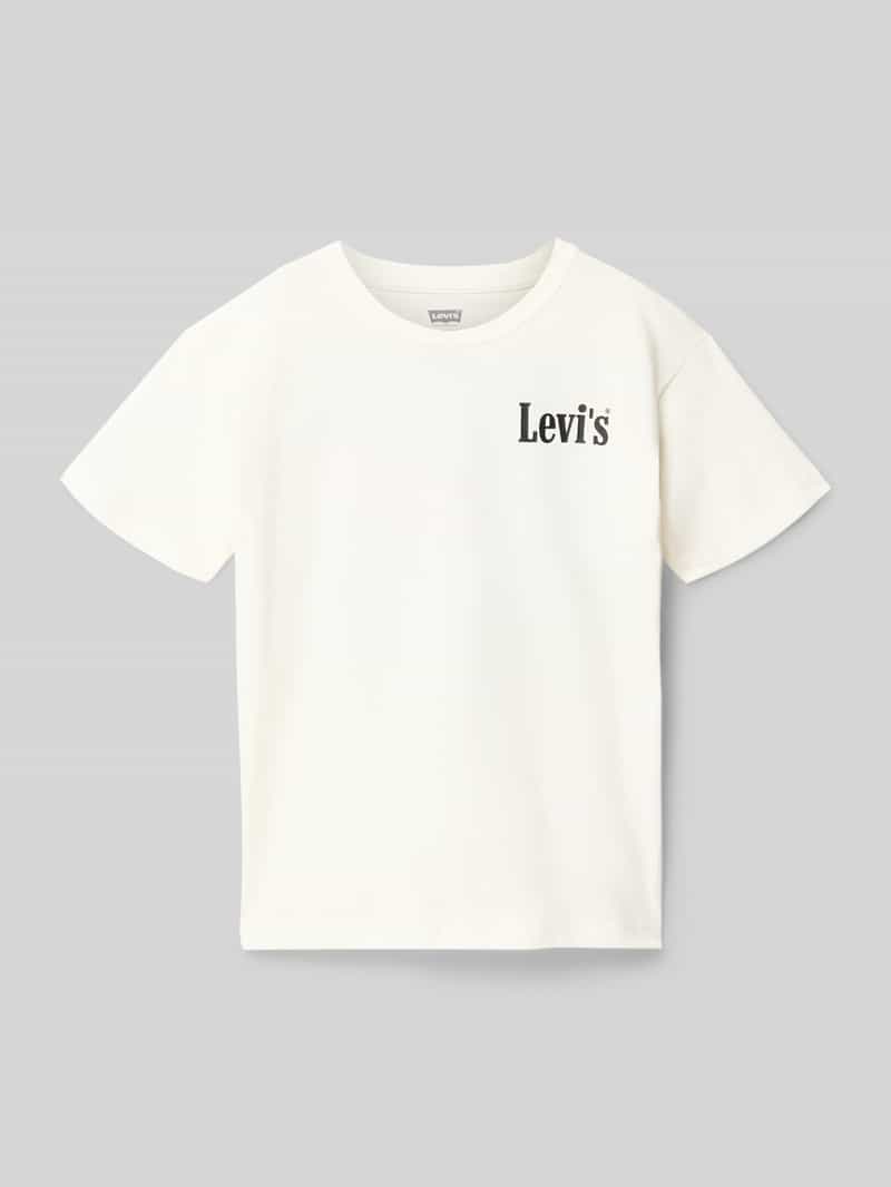 męski t-shirt o kroju regular fit z mieszanka bawełny model 'AQUATIC LOUNGE TEE'