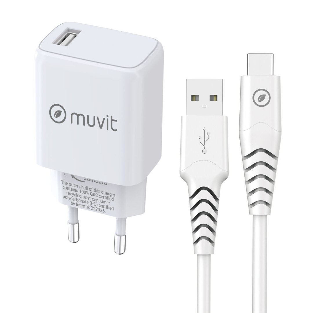 Ładowarka Ścienna Muvit Biały 12 W