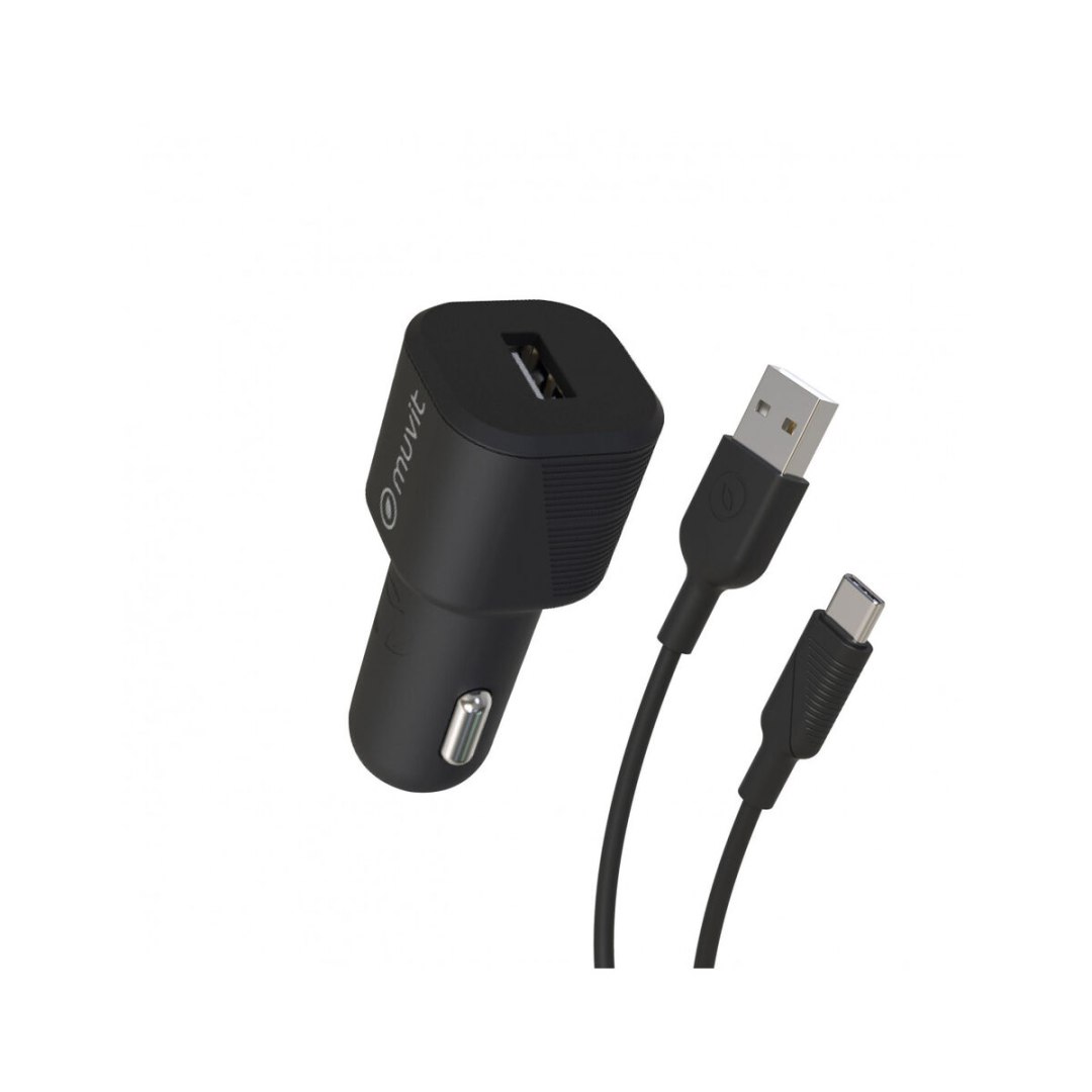 Ładowarka do samochodu elektrycznego Muvit 1,2 m Czarny