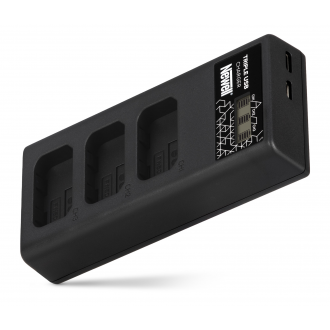 Ładowarka trzykanałowa Newell CD-USB-C do akumulatorów NP-FW50 do Sony