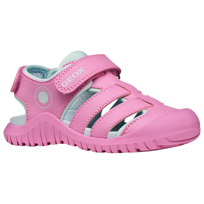 Sandały dziecięce Geox J S. Fusbetto Pro Gi Pink/Aqua Rozmiar butów (UE): 33 / Kolor: różowy