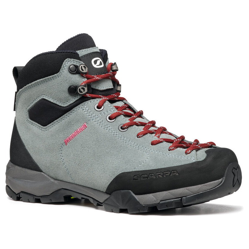 Damskie buty turystyczne Scarpa Mojito Hike Gtx Wmn Rozmiar butów (UE): 37,5 / Kolor: szary/czerwony