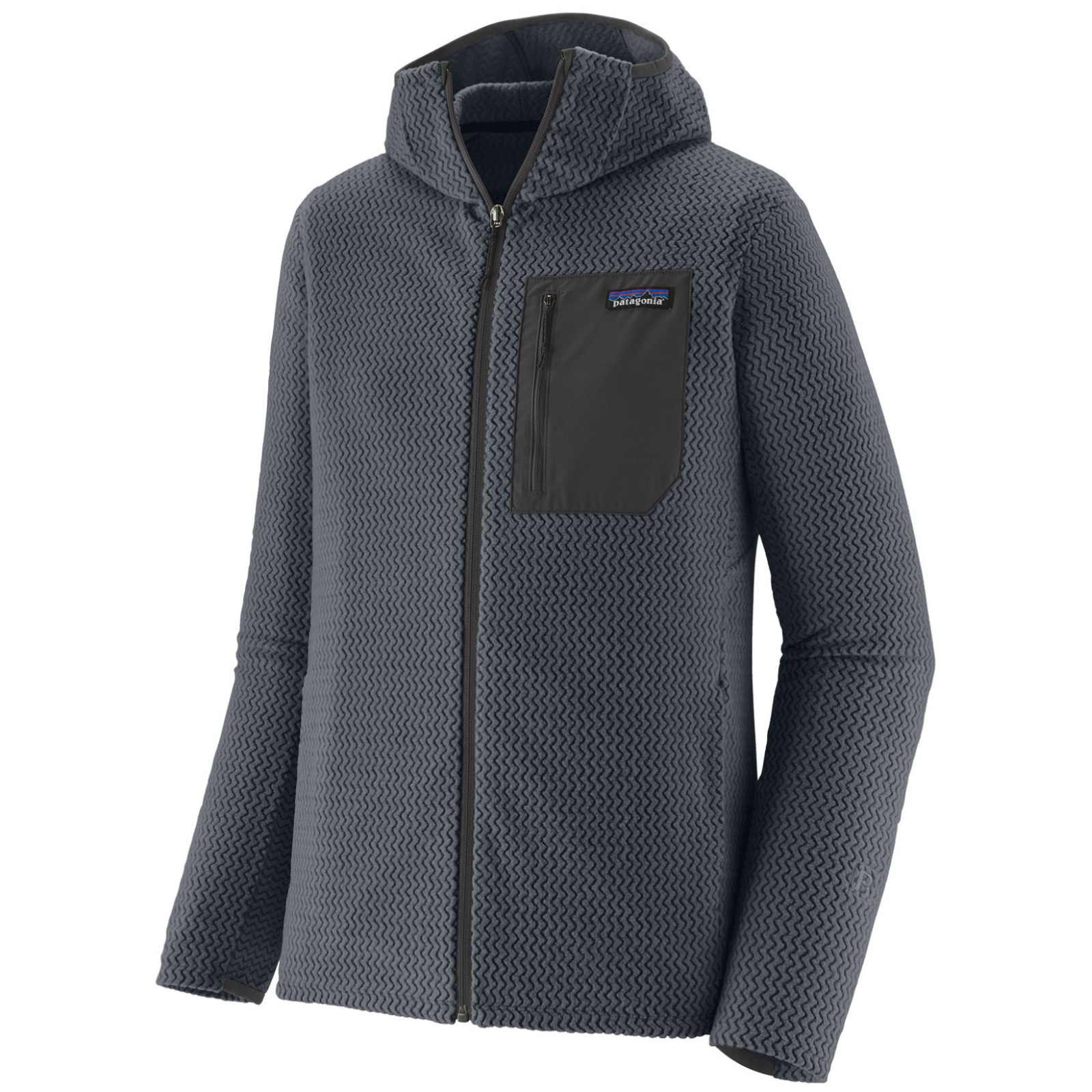 Męska bluza Patagonia M's R1 Air Full-Zip Hoody Rozmiar: XL / Kolor: szary/niebieski