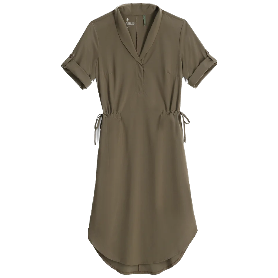 Sukienki damskie Roayal Robins Spotless Traveler Dress S/S Rozmiar: M / Kolor: ciemnozielony