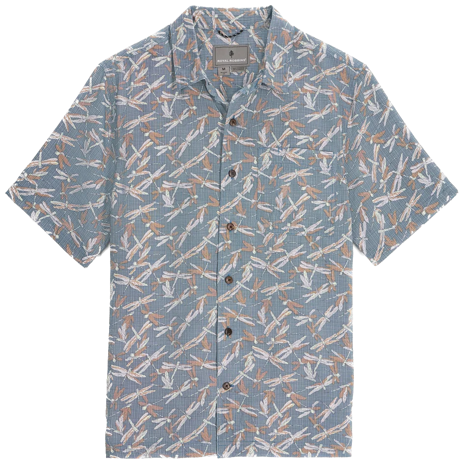 Koszula męska Roayal Robins M Camino Pucker S/S Rozmiar: M / Kolor: niebieski