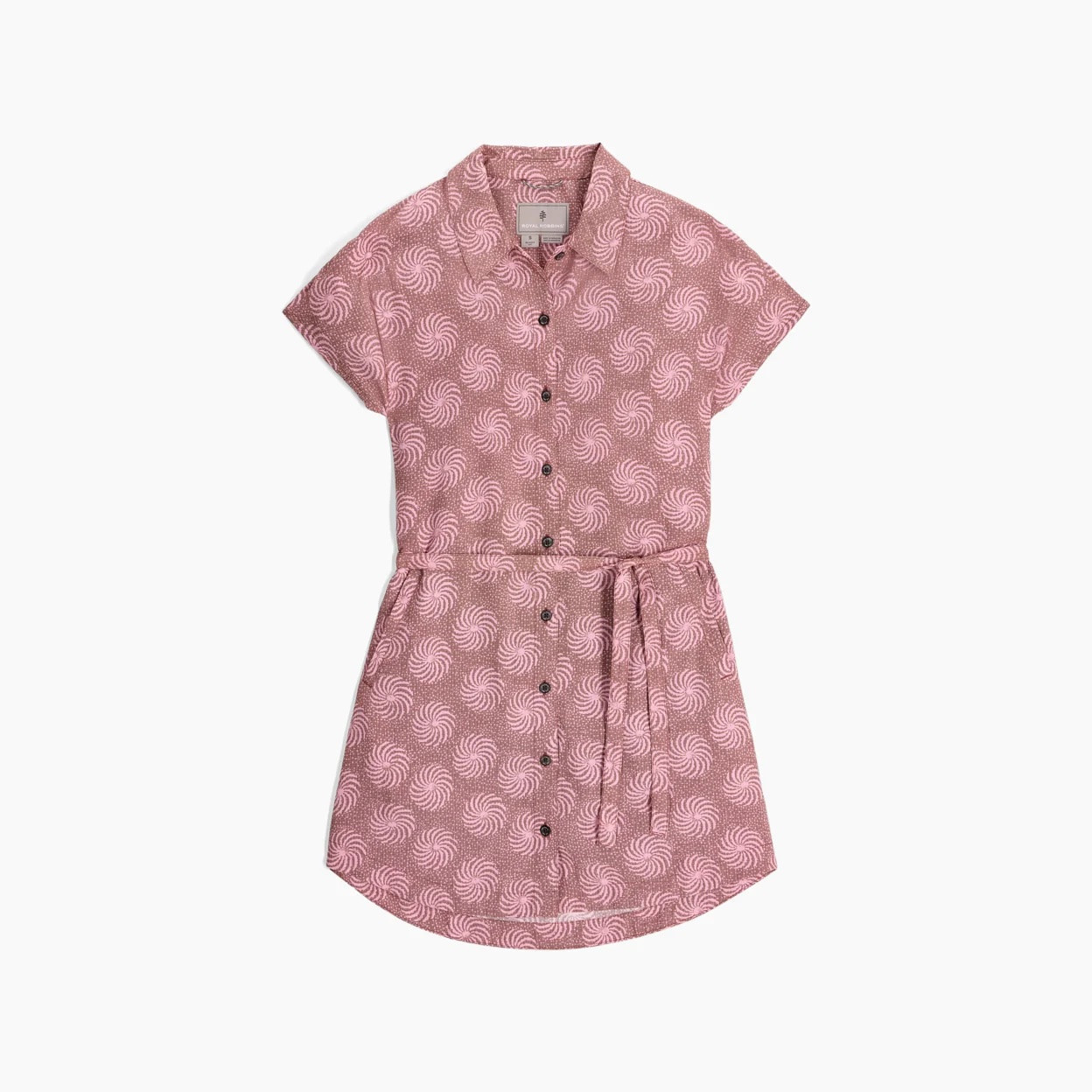 Sukienki damskie Roayal Robins W Camino Pucker Dress Rozmiar: L / Kolor: czerwony/brązowy