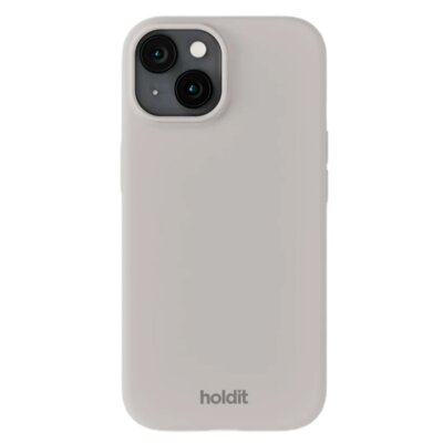 Etui HOLDIT Silicone Case do Apple iPhone 15 Szary