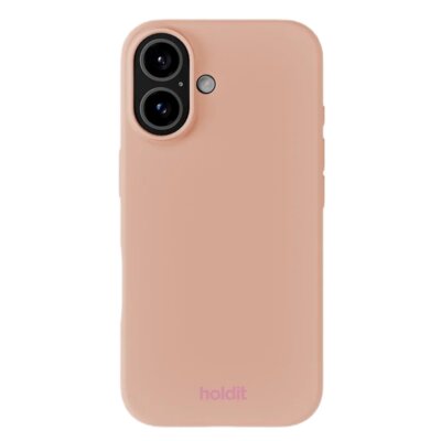 Etui HOLDIT Silicone Case do Apple iPhone 16 Różowy