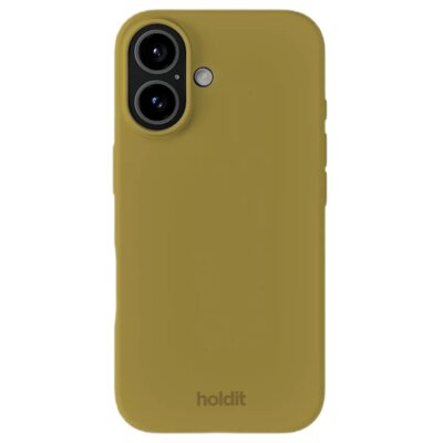 Etui HOLDIT Silicone Case do Apple iPhone 16 Zielony
