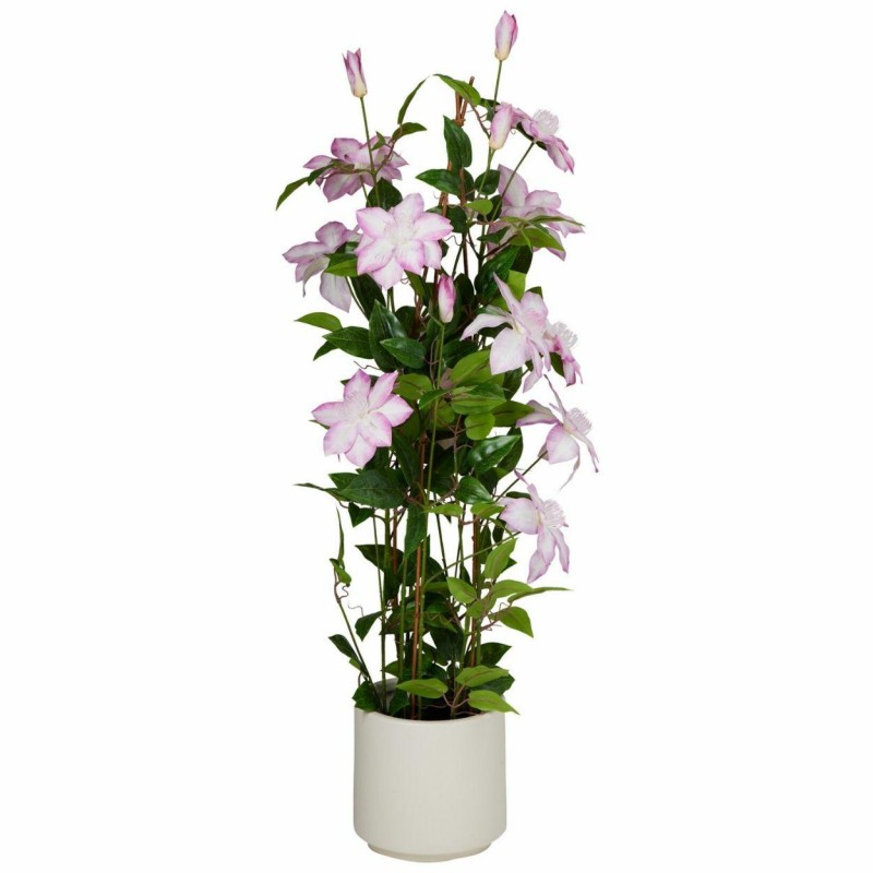 Sztuczne drzewko clematis różowy 98 cm w doniczce