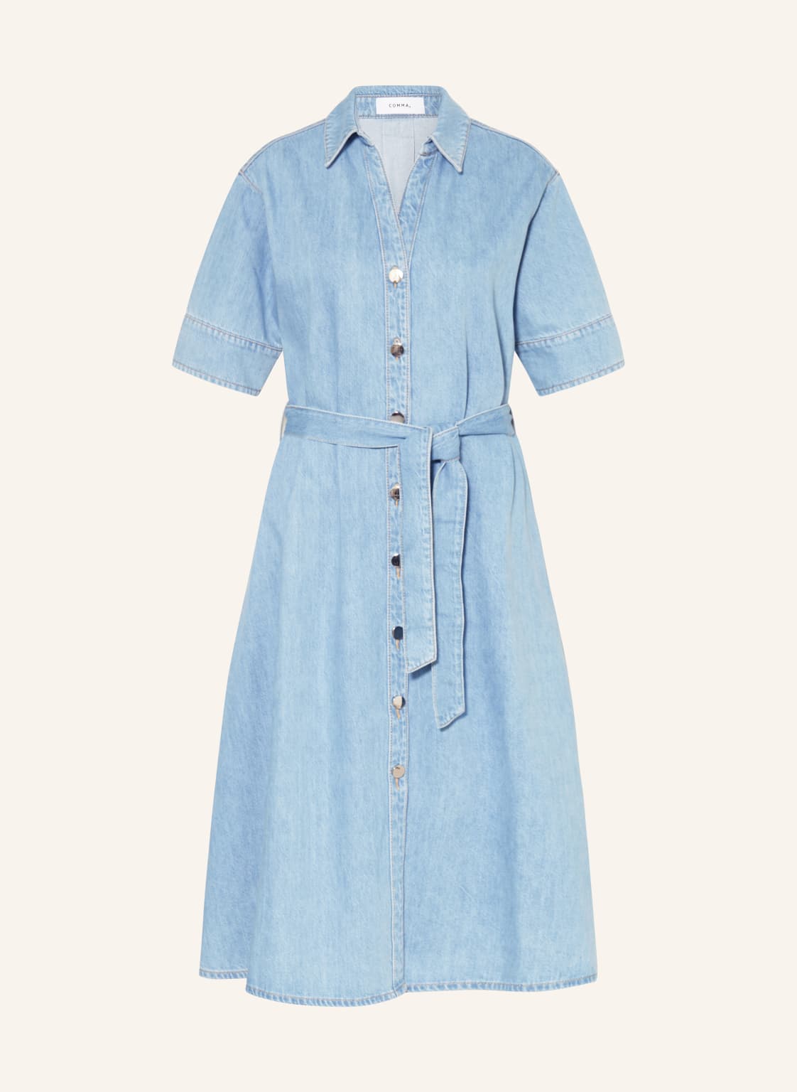 Comma Sukienka Jeansowa blau