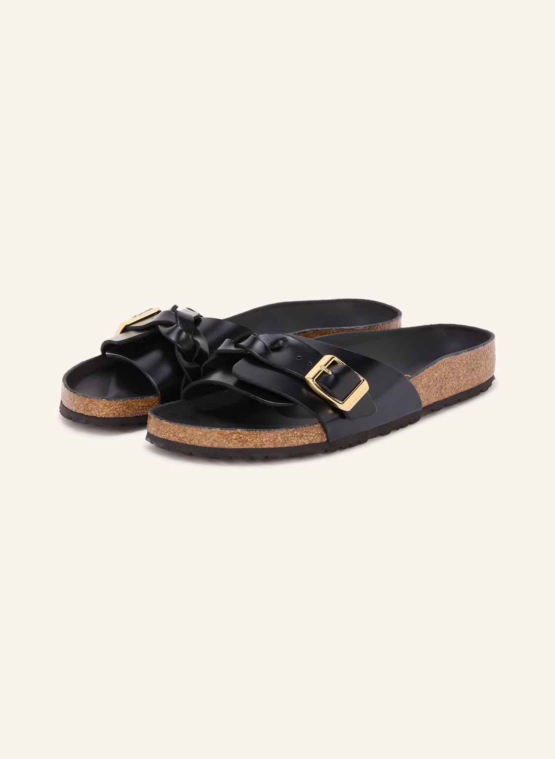 Birkenstock Klapki Oita Braided schwarz