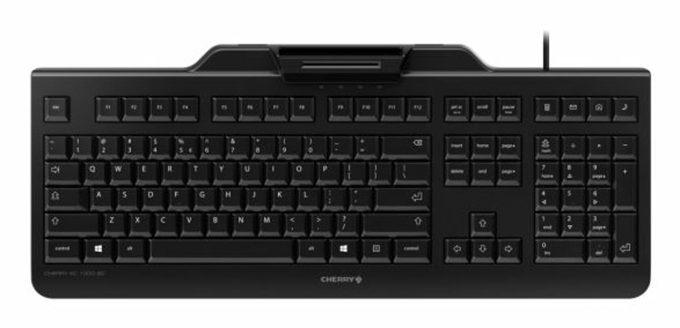 CHERRY JK-A0100US-2 klawiatura Usługa USB QWERTY US English Czarny