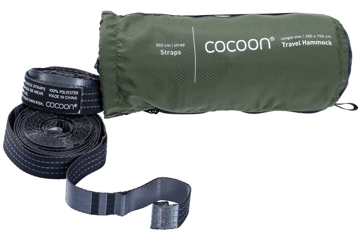 Cocoon HS118-SET hamak Hamak wiszący 1 os. Nylon, Poliester Zielony
