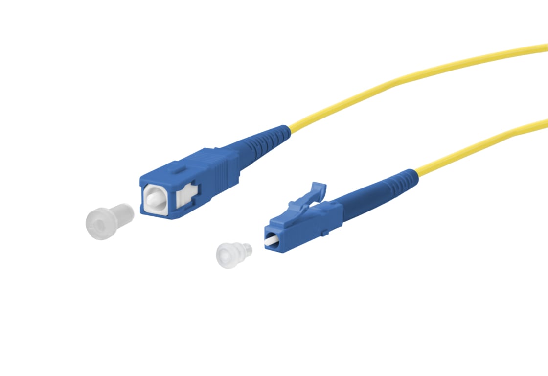 METZ CONNECT 151P3EOJO30E kabel InfiniBand / światłowodowy 3 m SC LC I-V(ZN) H Żółty
