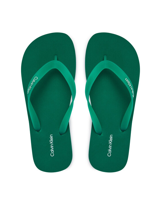 Calvin Klein Japonki Logo Strap HM0HM02105 Zielony