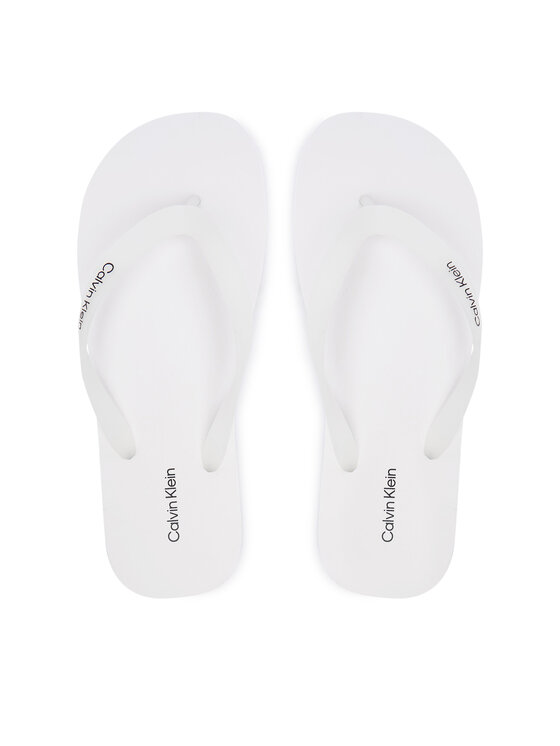 Calvin Klein Japonki Logo Strap HM0HM02105 Biały