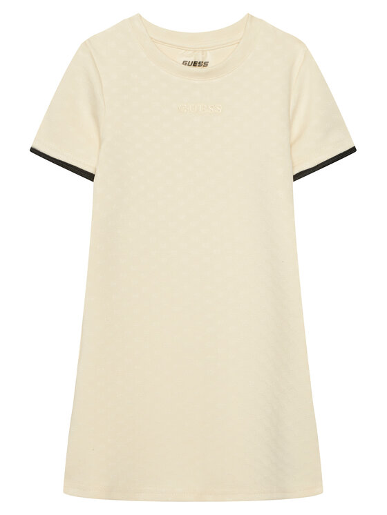 Guess Sukienka codzienna J6GK27 KF972 Biały Regular Fit