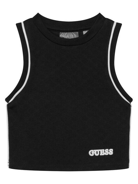 Guess Top J6GI37 KF972 Czarny Slim Fit