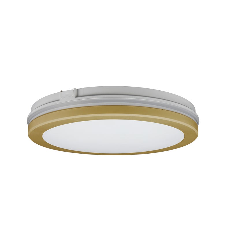 Plafon LED Lene 2850 lm 30 W złoty 30 cm IP65 Kanlux