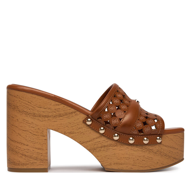 Klapki Guess FLJ2LL LEA04 Brązowy