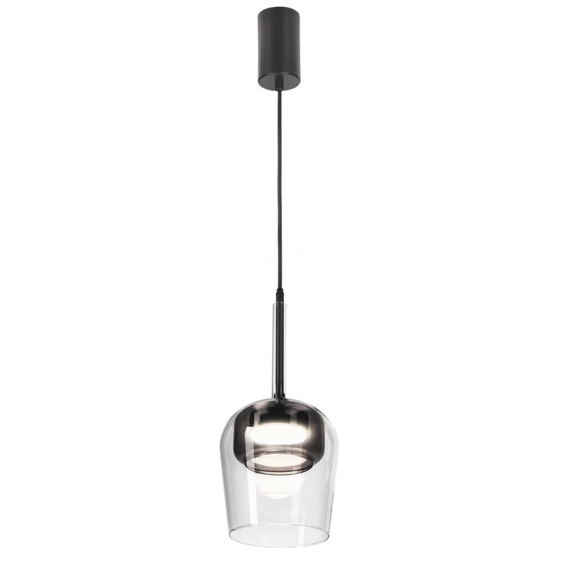 Lampa wisząca Galaxi dymiona czarna 1x9W GX53