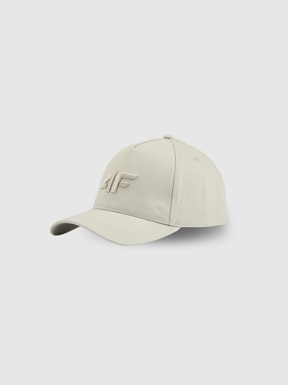 4F Czapka z daszkiem strapback męska - szara S/M (58cm)
