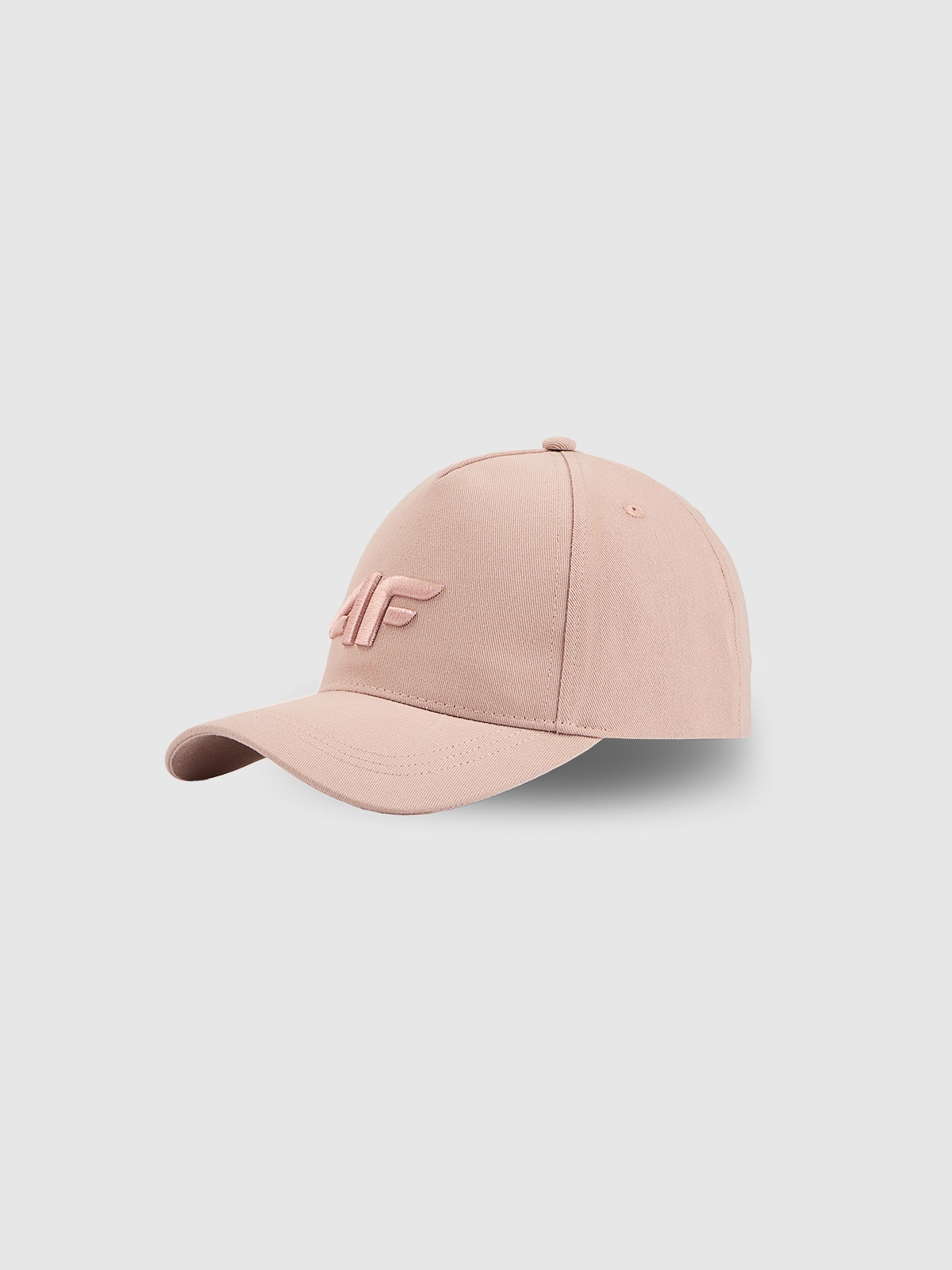 4F Czapka z daszkiem strapback damska - różowa XS/S (56cm)
