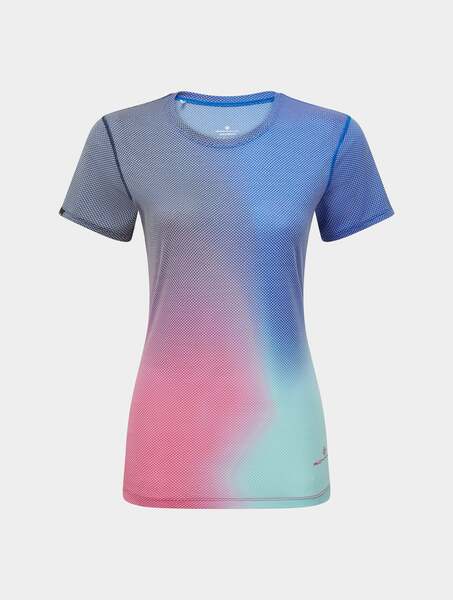 RONHILL Koszulka do biegania damska TECH GOLDEN HOUR TEE exuberance merge