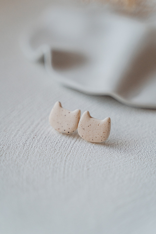 Kolczyki porcelanowe KOTY