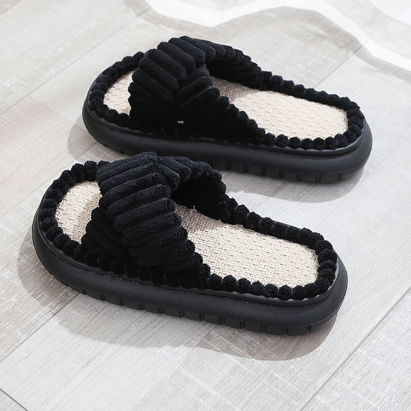Eleganckie klapki - Czarny 36-37