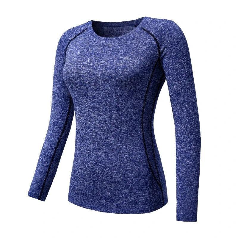 Klasyczny sportowy top - Niebieski S