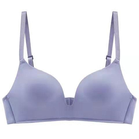 Biustonosz bezszwowy - Niebieski 70A