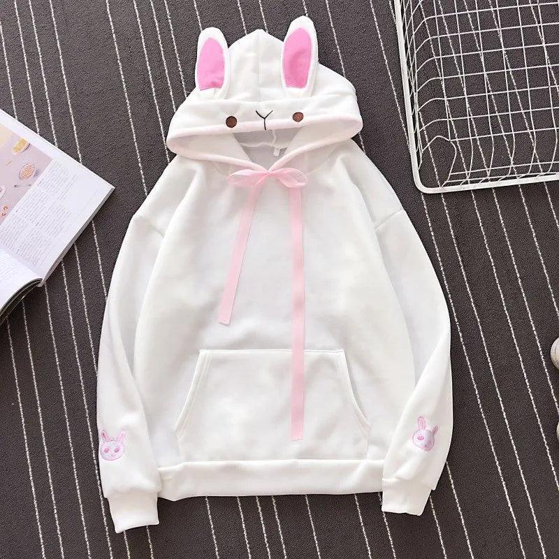 Bluza z kapturem - Biały S/M