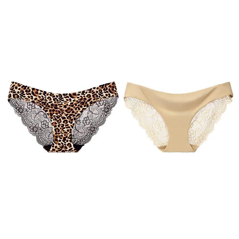 2-pak figi z koronkowym wykończeniem - M