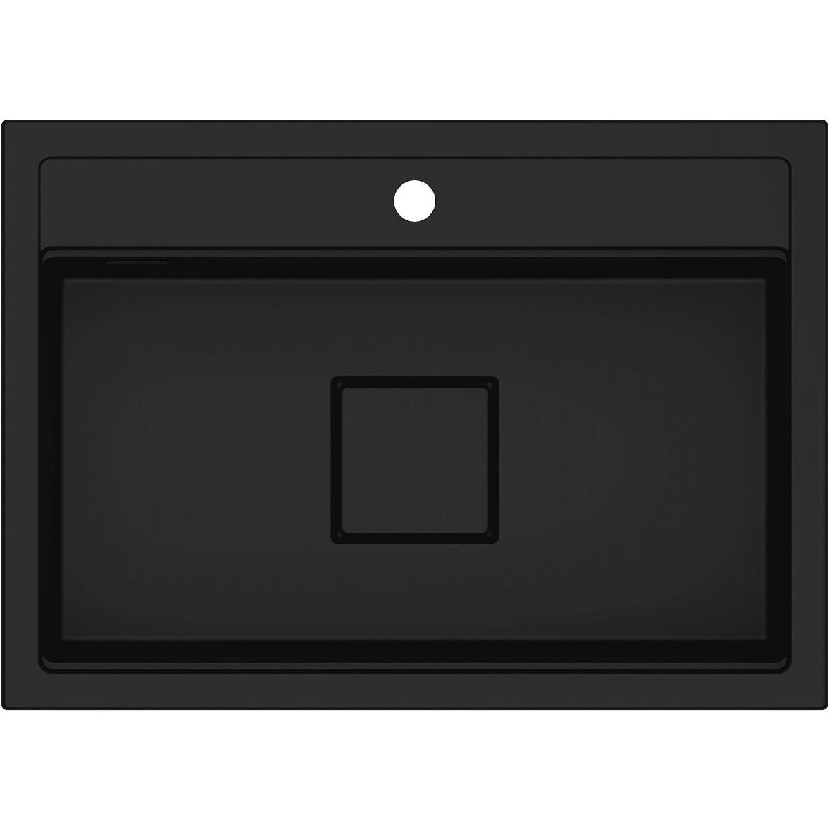 Kernau Zlewozmywak granitowy KGS R 70 1B Deep Black