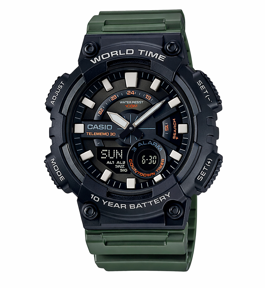 Zegarek męski Casio AEQ-110W-3A