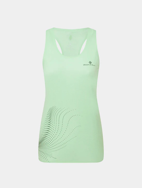 RONHILL Koszulka biegowa damska TECH RACE VEST seafoam/laurel