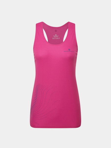 RONHILL Koszulka biegowa damska TECH RACE VEST exuberance/classicblue