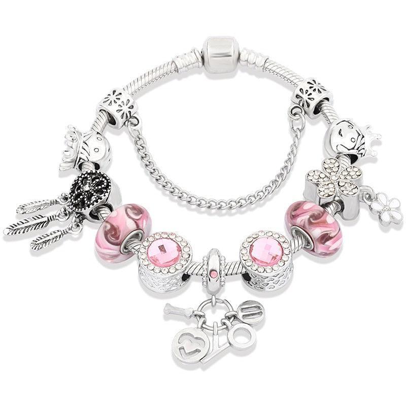 Bransoletka modułowa charms - 18cm