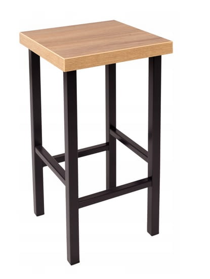 Loftowy stołek barowy 60 cm hoker kuchenny Umeblowana.com
