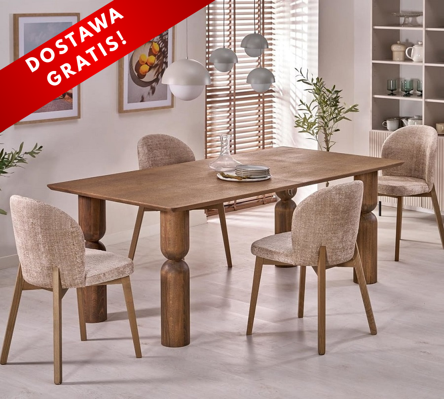 Duży rozkładany stół boho 300 cm Umeblowana.com