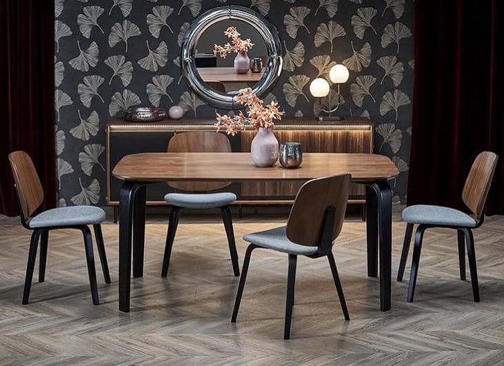 Orzechowy stół do jadalni 160 cm Umeblowana.com