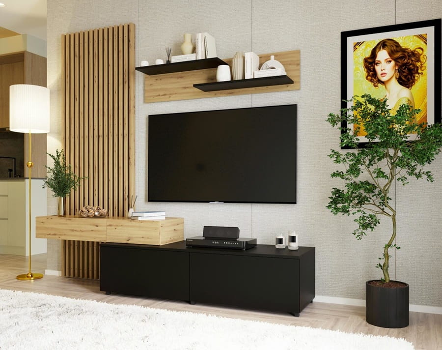 Meble do małego salonu w stylu loft Umeblowana.com