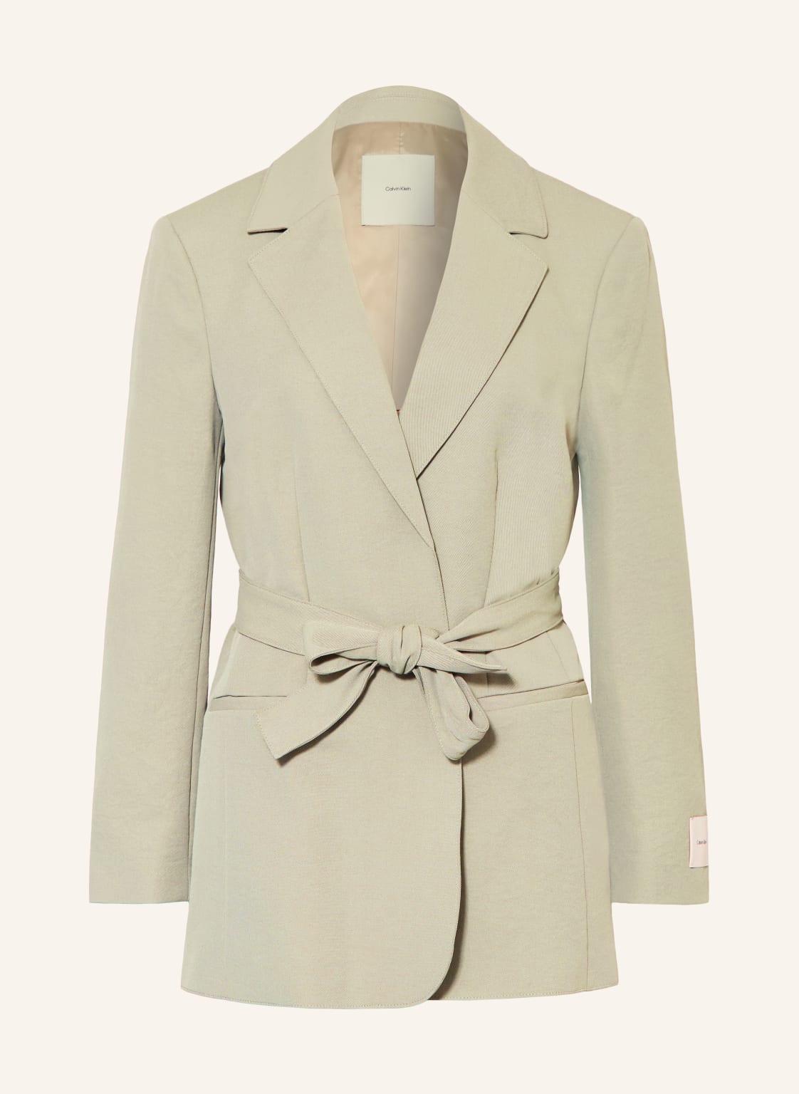 Calvin Klein Długi Blezer gruen