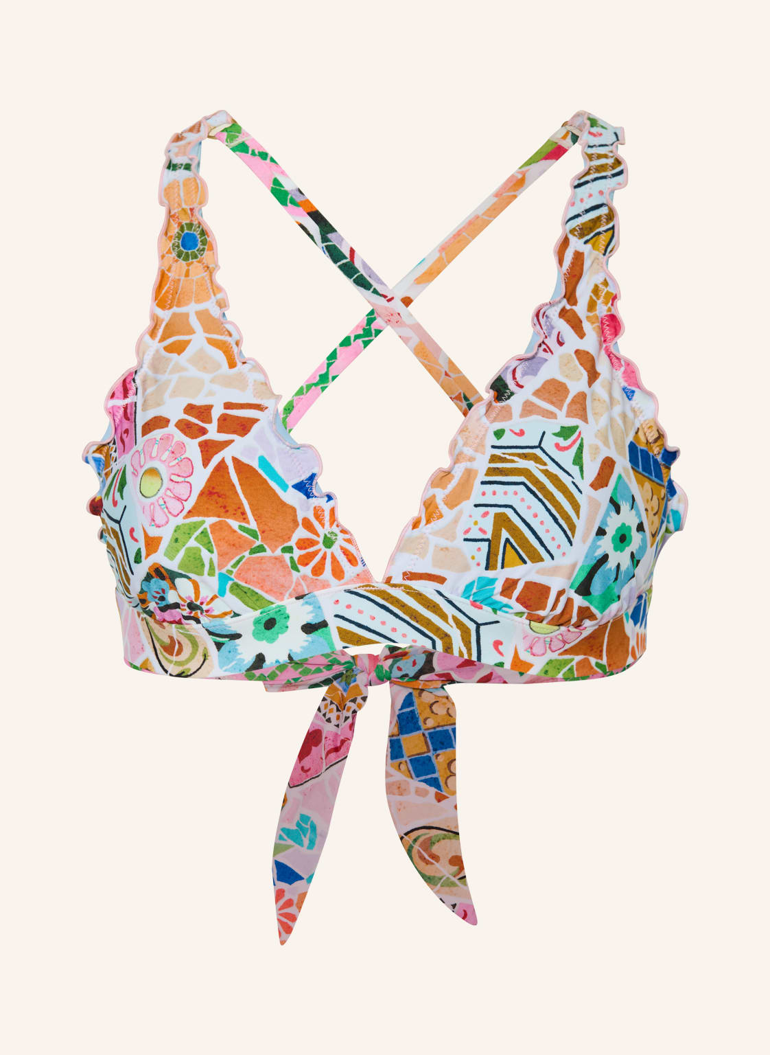 Seafolly Top Bikini Typu Braletka Beachbohème pink