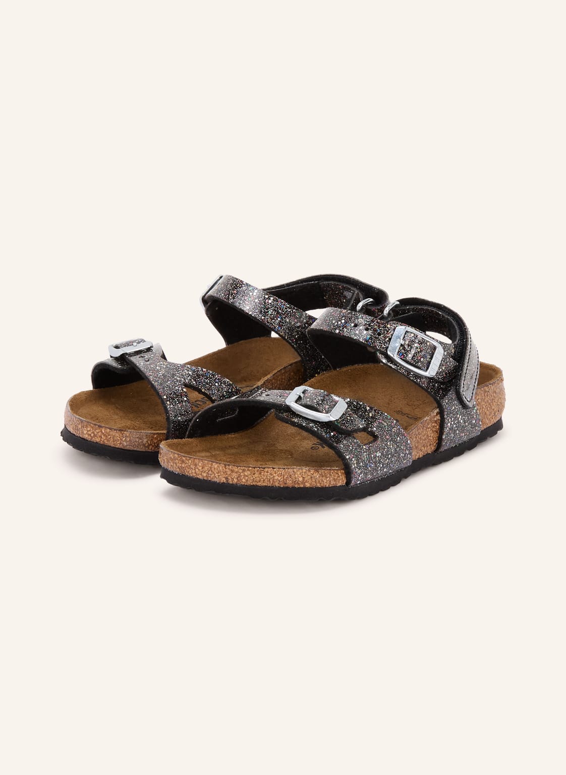 Birkenstock Sandały Rio schwarz
