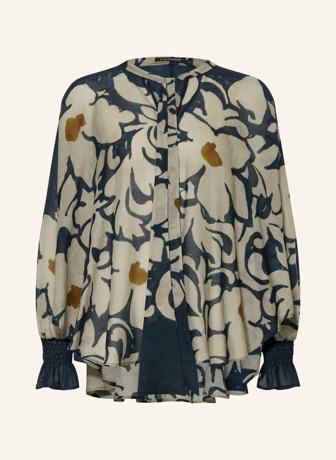 Luisa Cerano Bluzka Z Kołnierzykiem blau