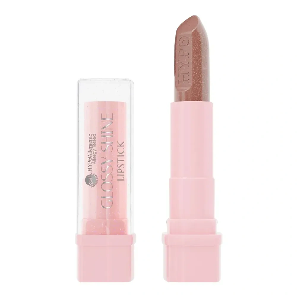 Bell Hypoallergenic Glossy Shine Lipstick nabłyszczająca pomadka do ust 02 Cocoa Drizzle 4,2 g