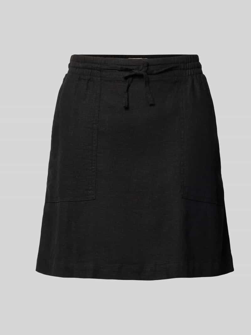 Minispódnica z mieszanki lnu i wiskozy model 'LINNO'